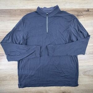 FootJoy Pullover Mens Large Gray Quarter Zip Golf Sweatshirt Performance